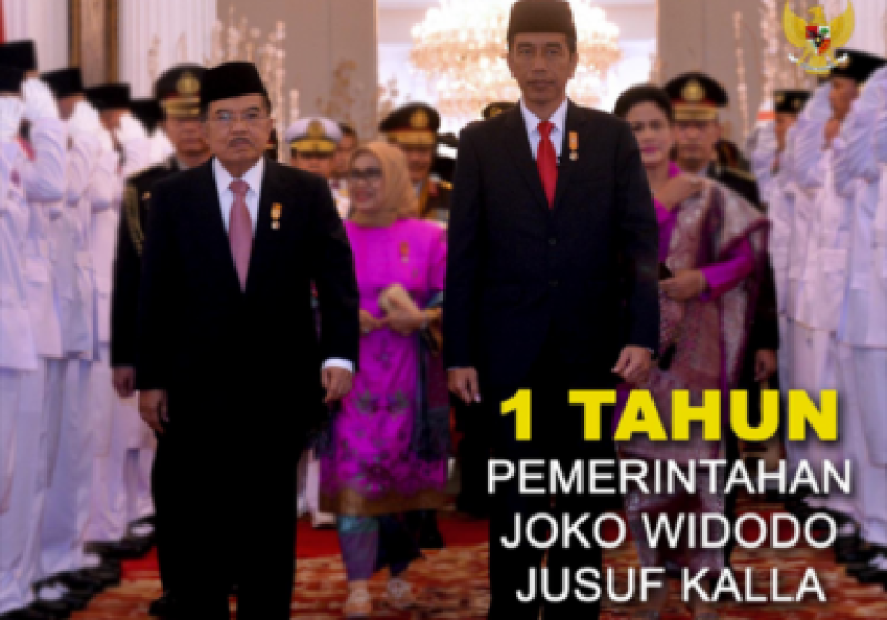 1 Tahun Pemerintahan Joko Widodo-Jusuf Kalla