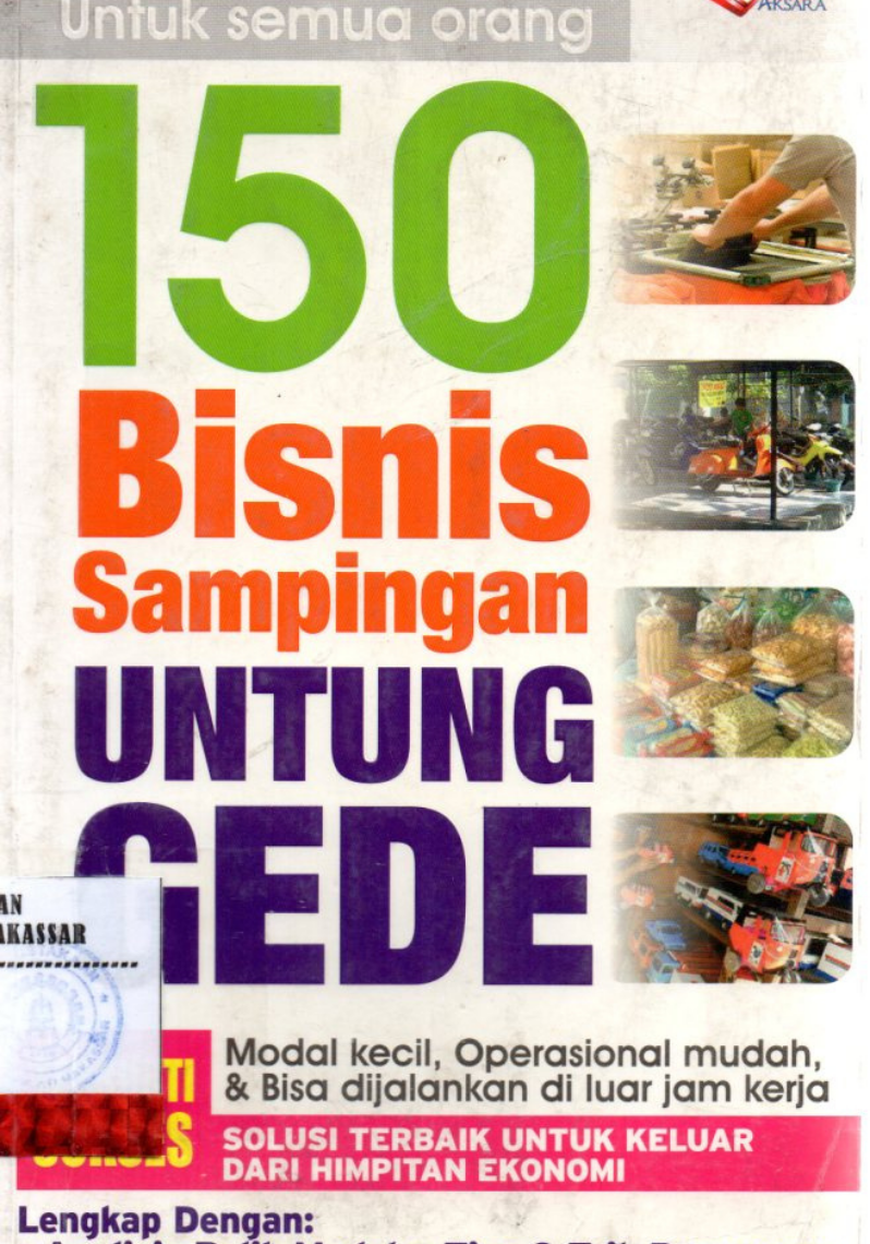 150 Bisnis Sampingan Untung Gede