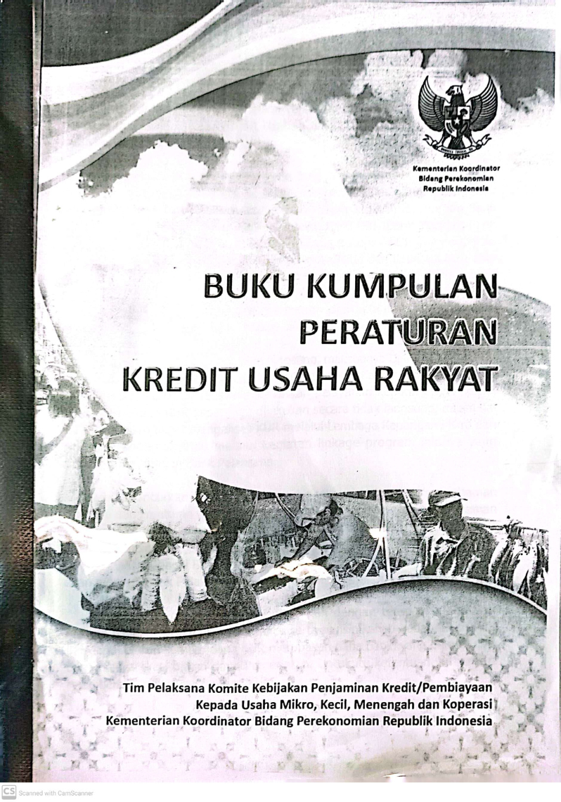 Buku Kumpulan Peraturan Kredit Usaha Rakyat