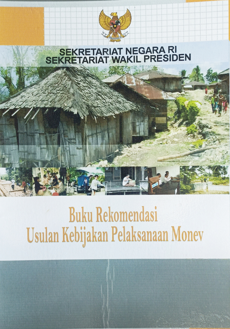 Buku Rekomendasi Usulan Kebijakan Pelaksanaan Monev