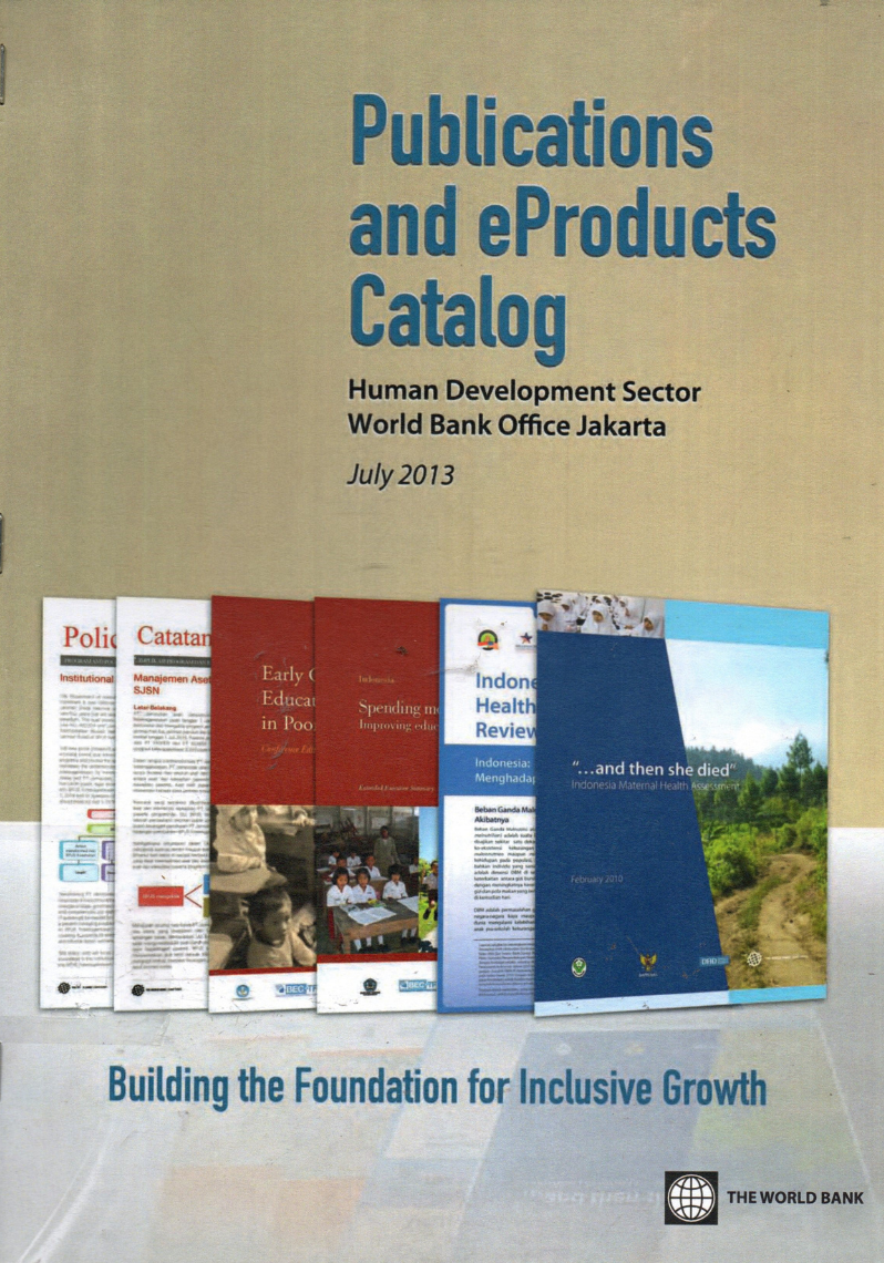 Katalog Publikasi TNP2K: TNP2K Publications Catalog