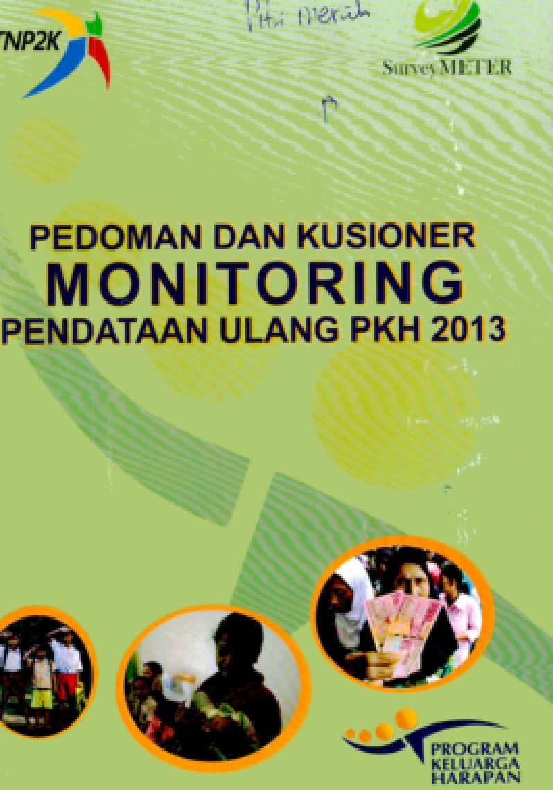 Pedoman dan Kuesioner Monitoring Pendataan Ulang PKH 2013