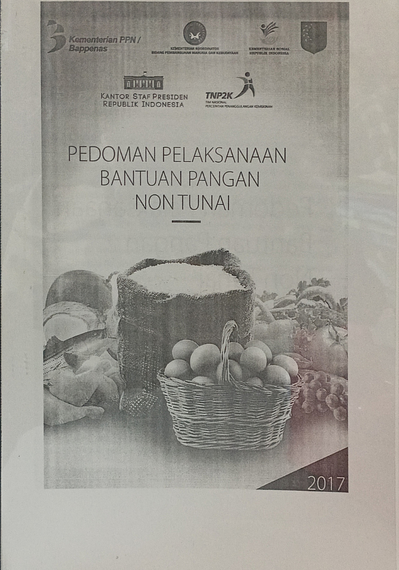 Pedoman Pelaksanaan Bantuan Pangan Nontunai